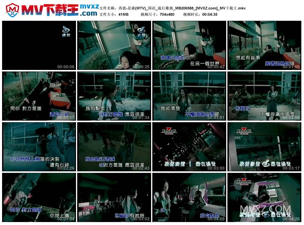 芮恩-是谁(MTV)_国语_流行歌曲_MB206588